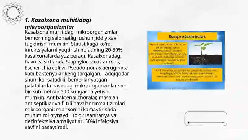 Kasalxona muhitidagi mikroorganizmlar 3