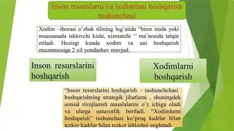 tashkilotda xodimlar bilan ishlash 3