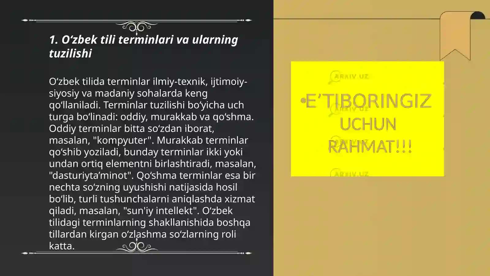 O‘zbek tili terminlarining struktur grammatik qurilishi 3