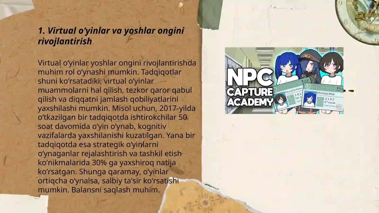 Virtual oʻyinlarning yoshlar ongiga ta'siri 3