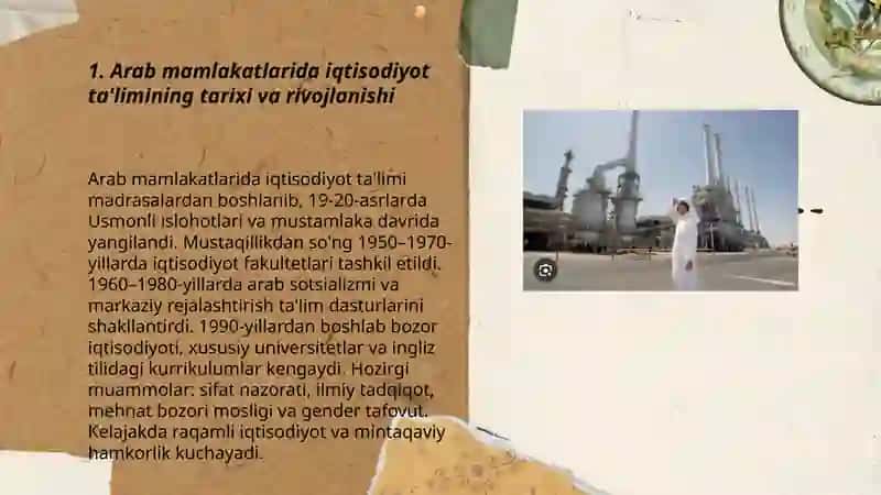 Arab Mamlakatlaring iqtisodiyot talimi 3