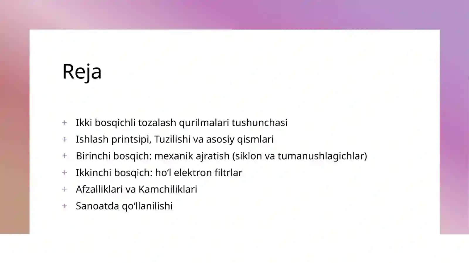Ikkibosqichli tozalash qurilmalari 3