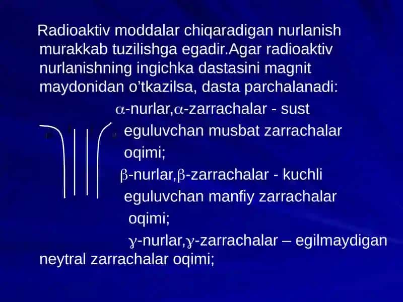 Radioaktivlik.   Dozimetriya 3
