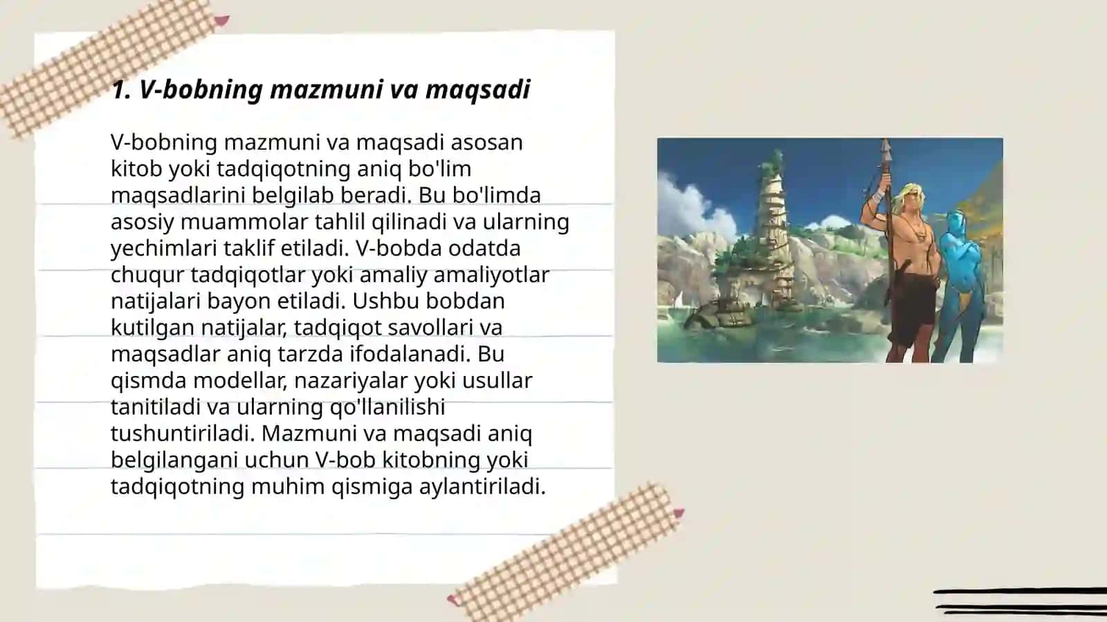 V-bob. Ozoqlanish mavzusini o`rganish metodikasi 3