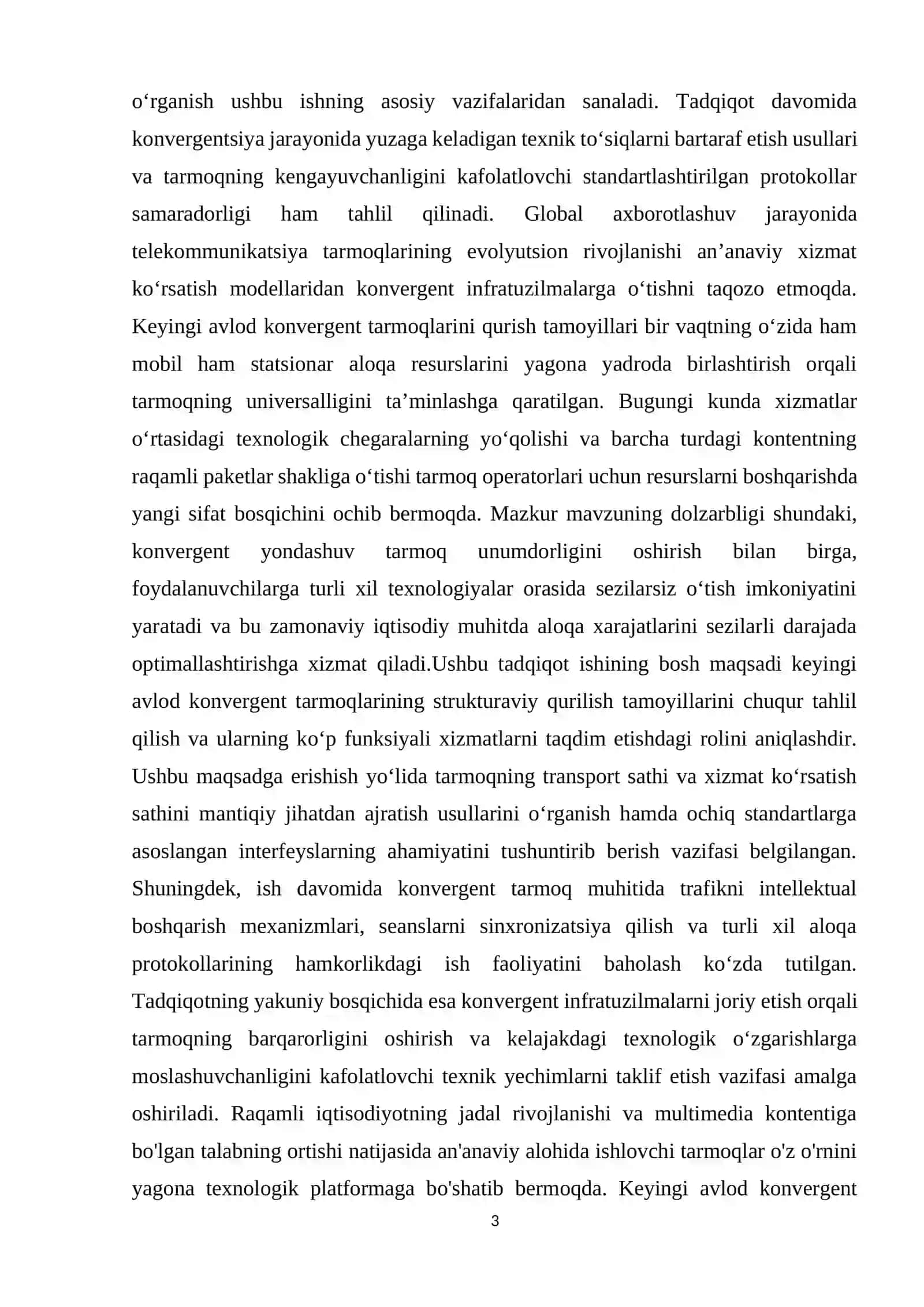 Keyingi avlod konvergent tarmoqlarini qurish tamoyillari 3