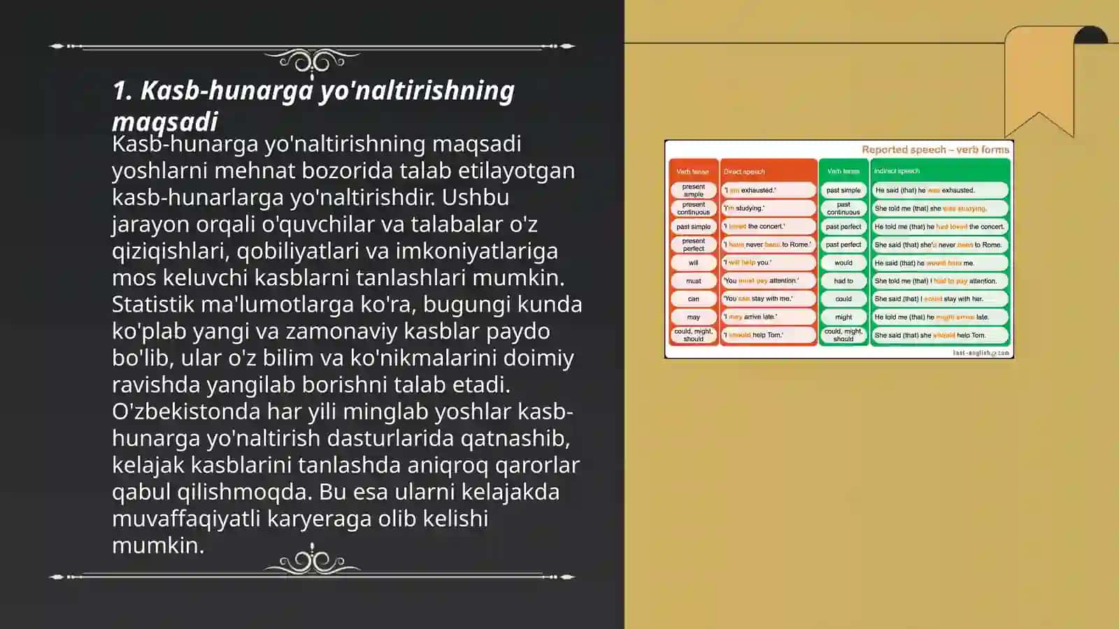Tugarak mashg'ulotlari orqali kasb-hunarga yo'naltirish 3