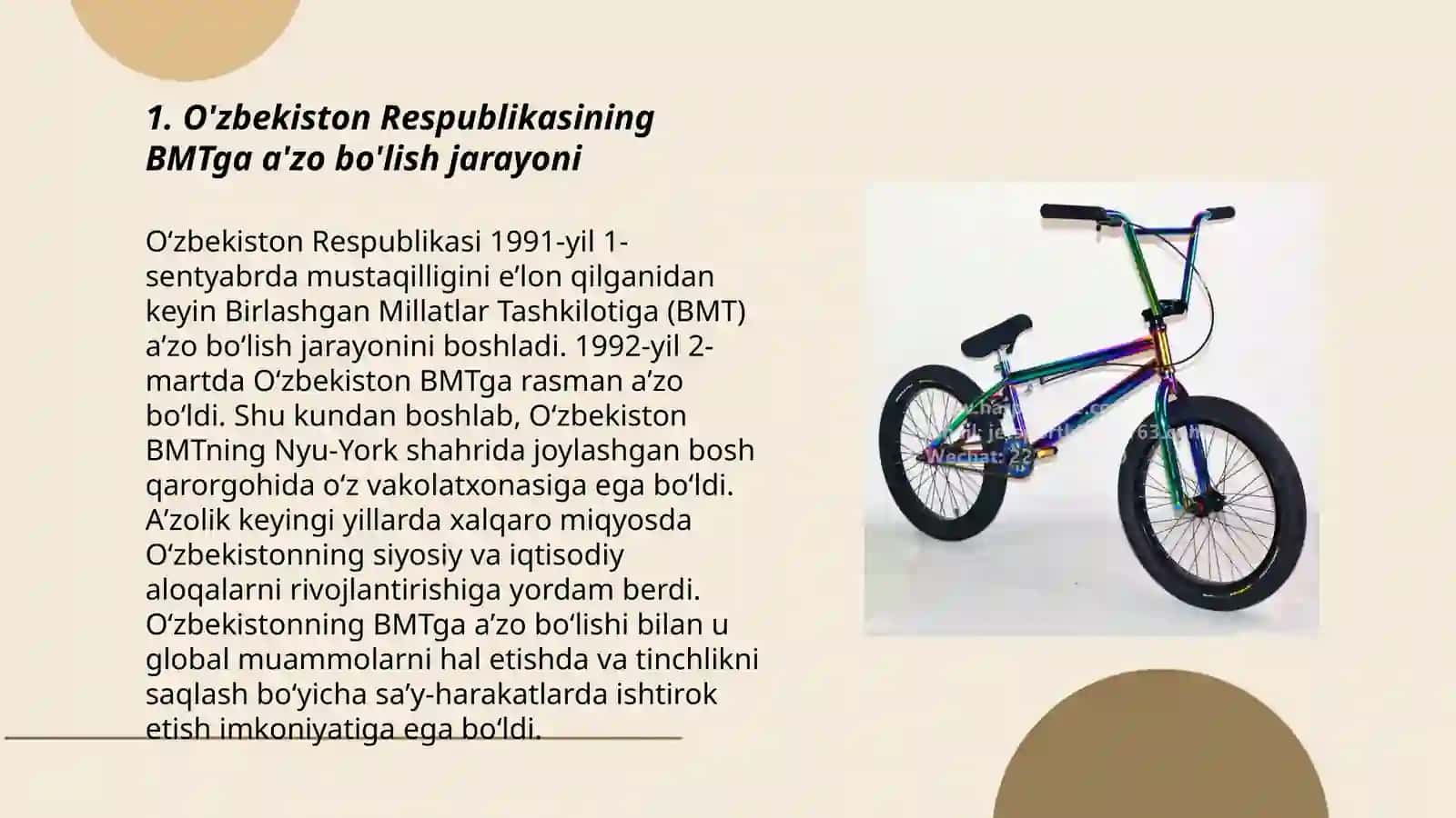 O'zbekiston Respublikasining BMT va YUNESKOga a'zo bo'lishi 3