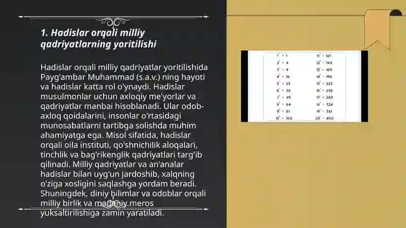 Hadislarda milliy va diniy qadriyatlarning aks etishi 3