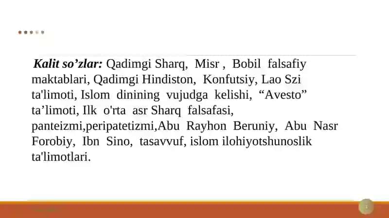 Sharq falsafasining mohiyati va ijtimoiy taraqqiyotdagi roli. 3