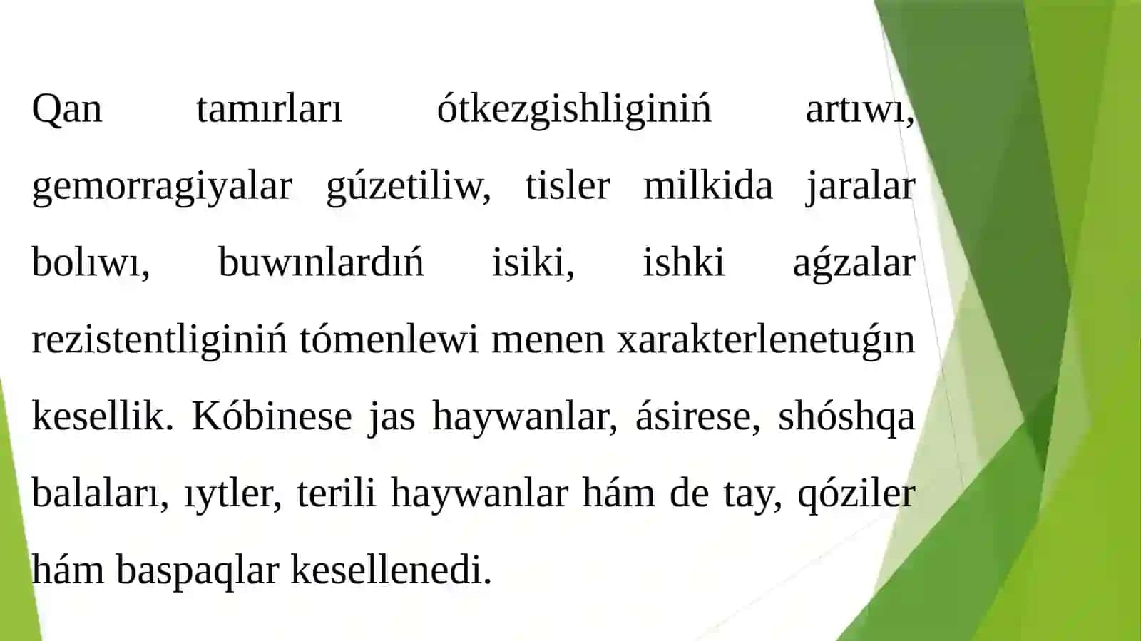 C gipovitaminozi (askorbin kislotası) 3