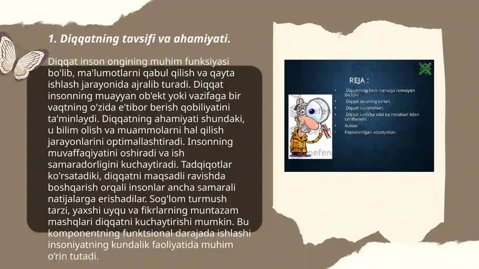 Diqqat VA uning metodlari 3
