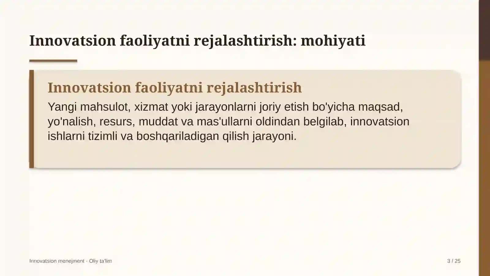 Konteyner tashishda innovatsion faoliyatni rejalashtirish 3