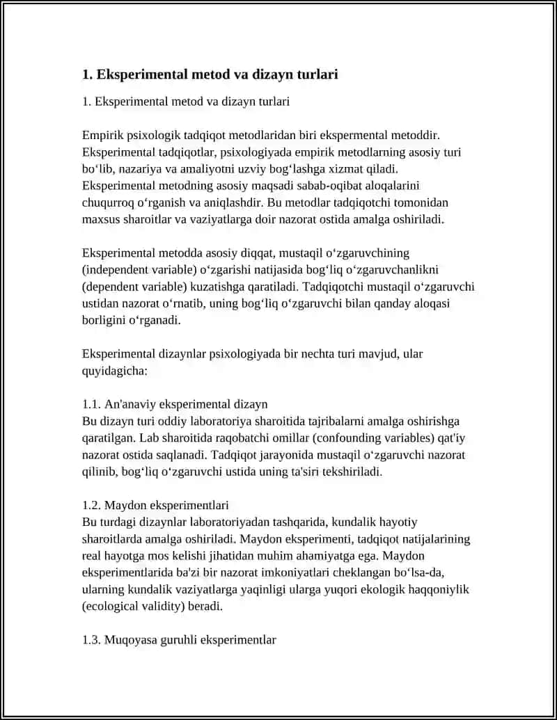 PSIXOLOGIYADA EMPIRIK METODLAR 3
