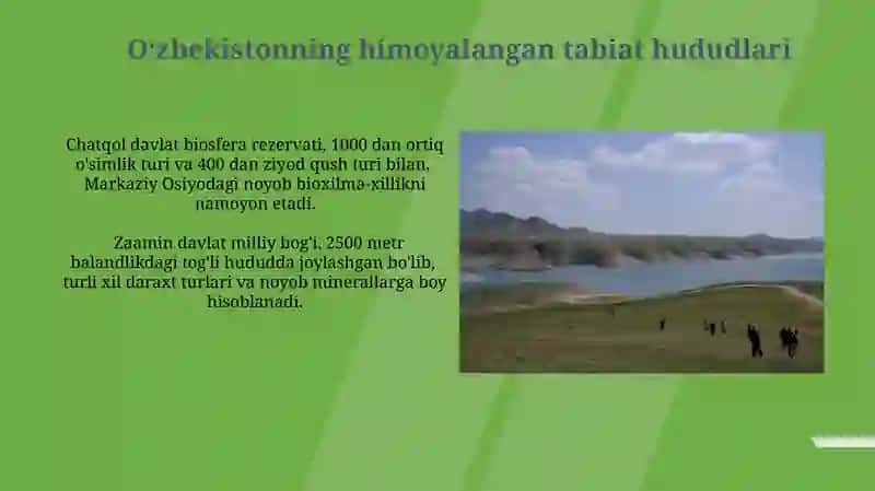 Oʻzbekistonning Himoyalangan Tabiat Hududlari 3