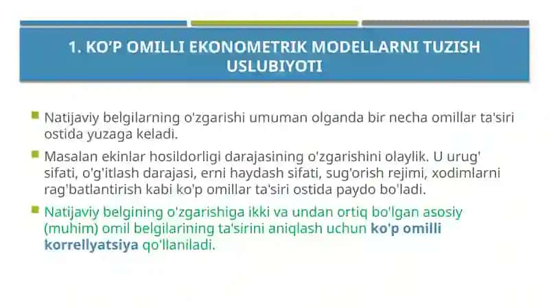 KO‘POMILLI regressiya 3