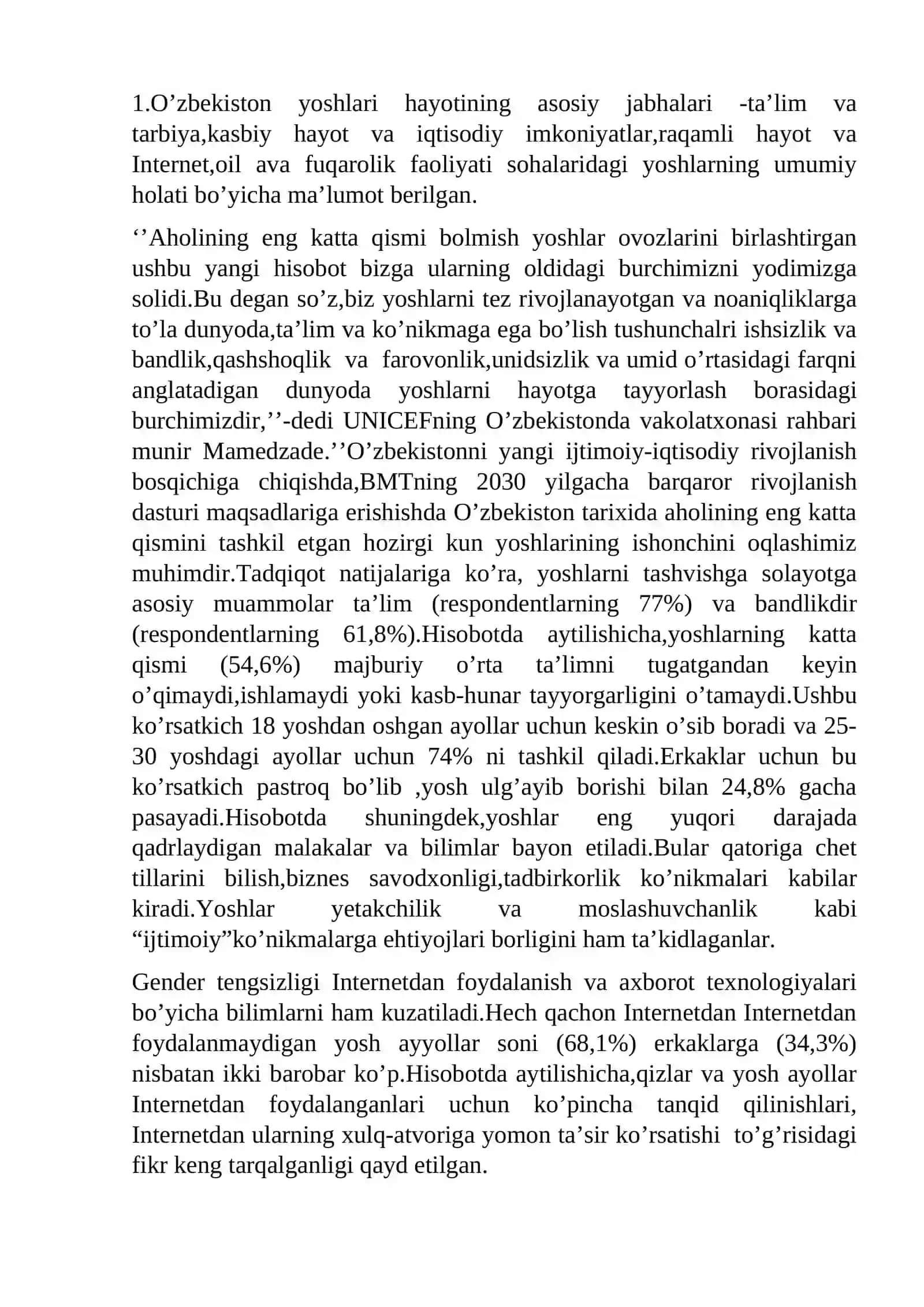 Ishga joylashish konikmalari 3