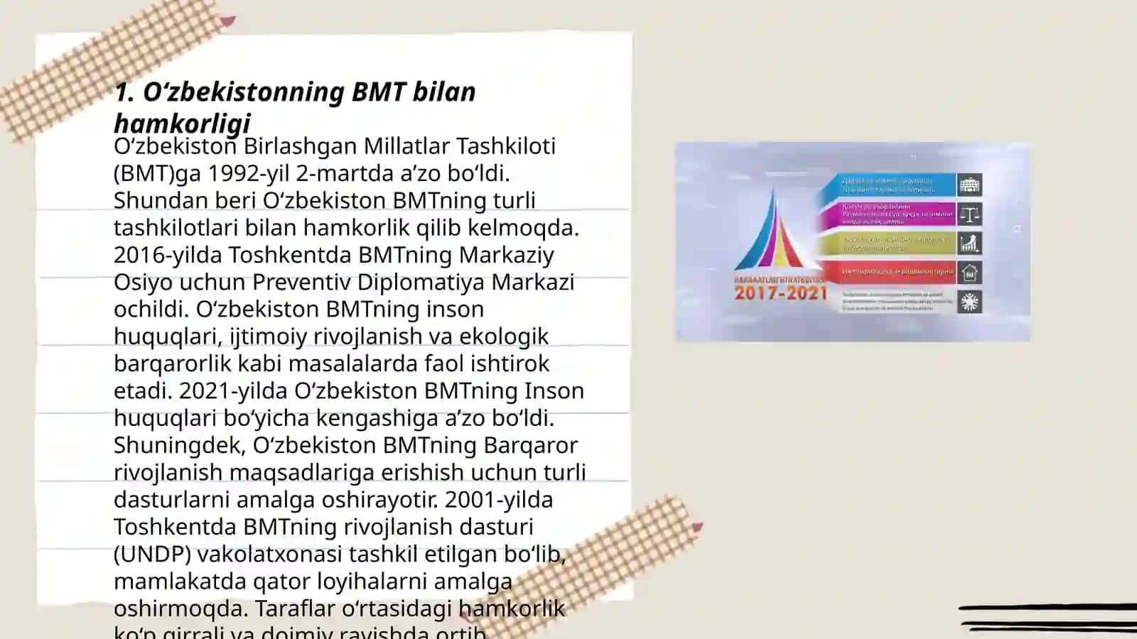 Oʻzbekistonning xalqaro tashkilotlar bilan hamkorligi 3