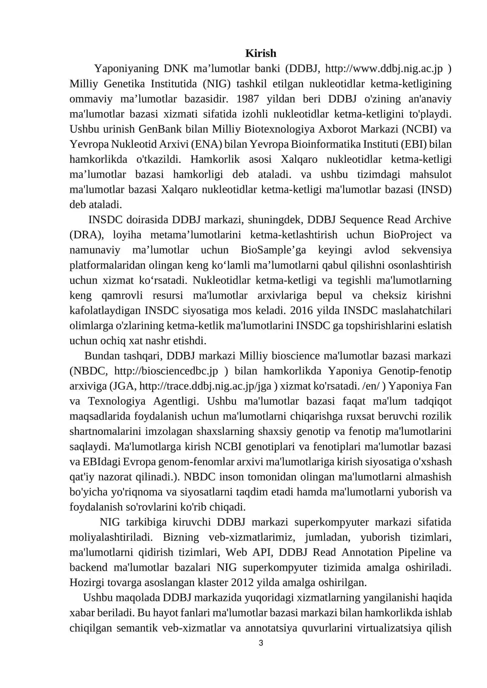 Bioinformatika kurs ishi 3
