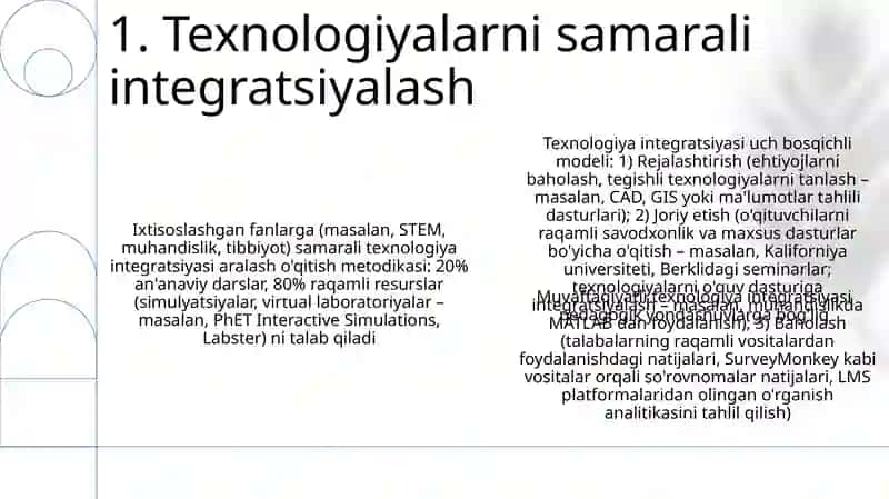 Mutaxassislik fanlarini o'qitish metodikasi 3