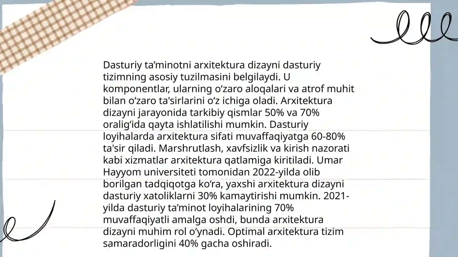 Dasturiy ta’minotni konstruktsiyalash tamoyillari 3
