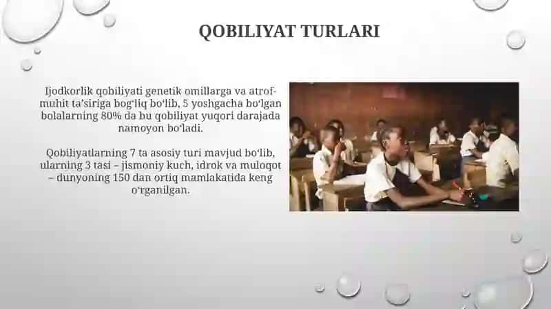 Qobiliyat Turlari 3