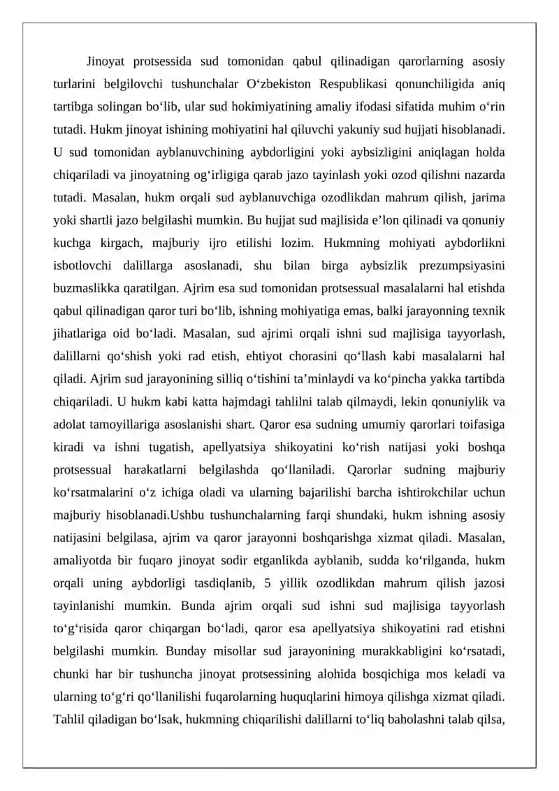 Hukm, ajrim va qarorlarni ijro etish 3