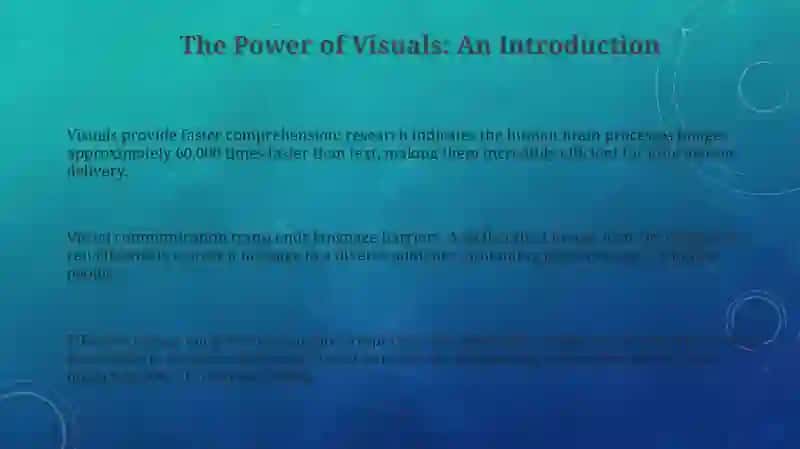 The Power of Visuals: Principles and Techniques 3