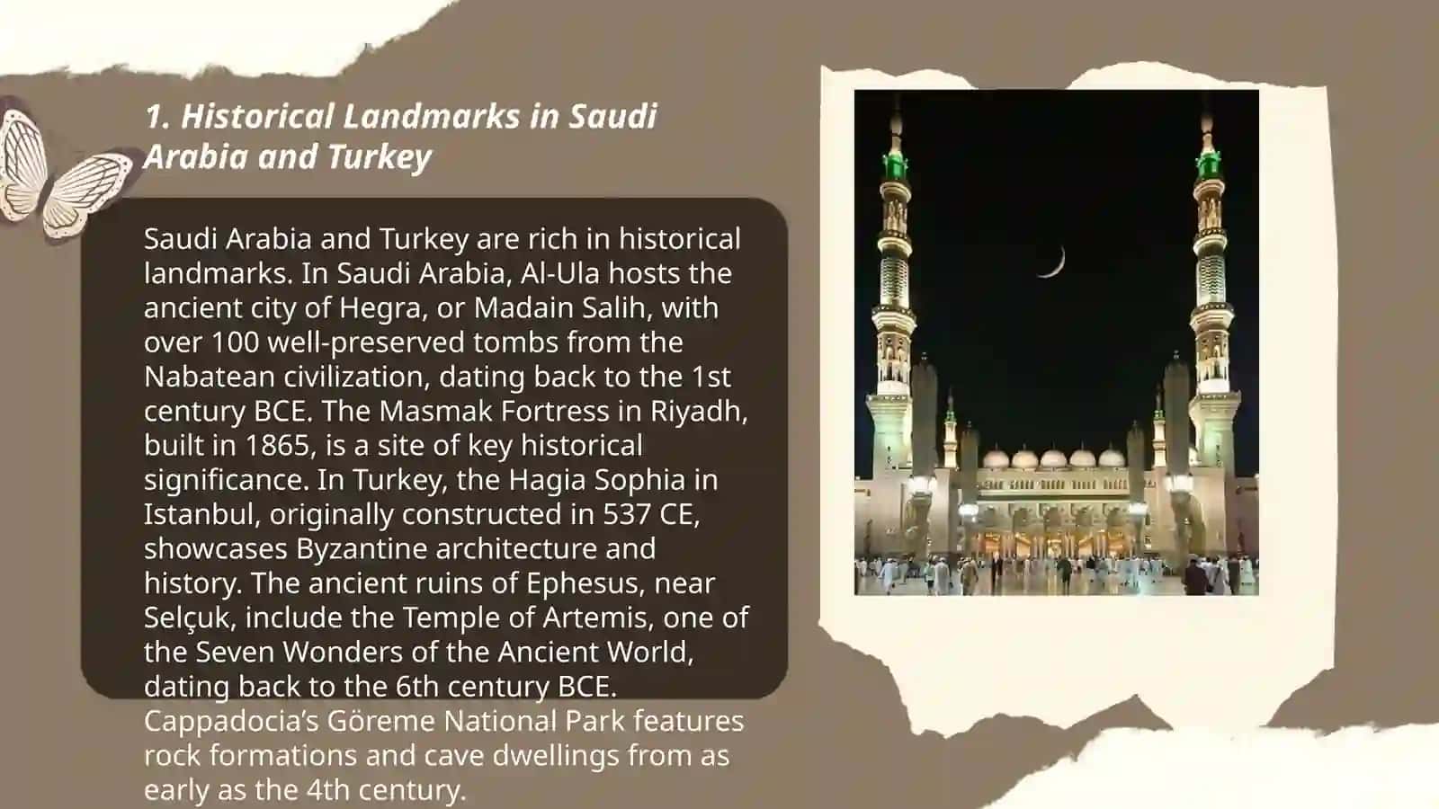 Historical Landmarks in Saudi Arabia and Turkey 3