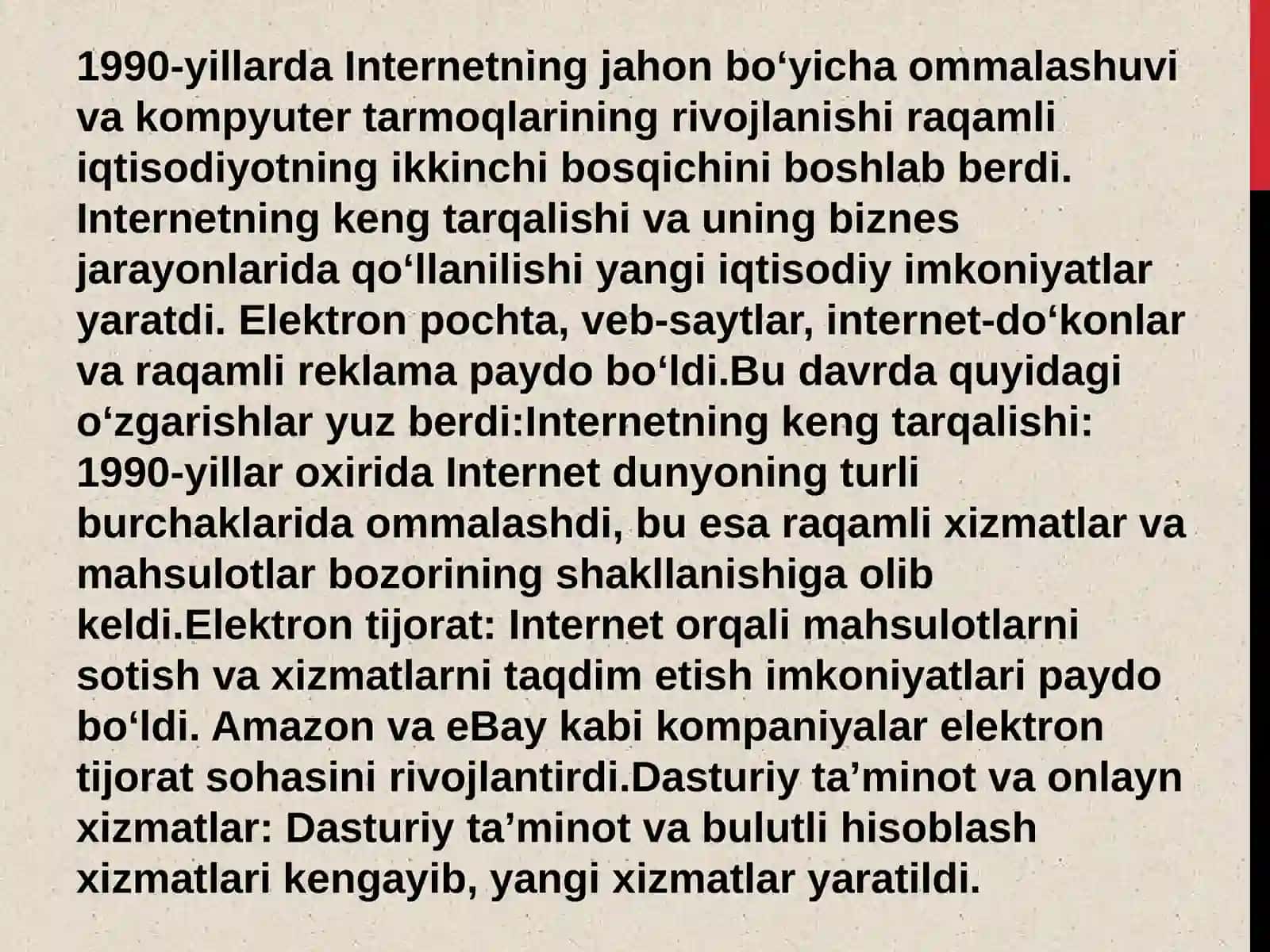 Raqamli iqtisodiyot tarixi 3