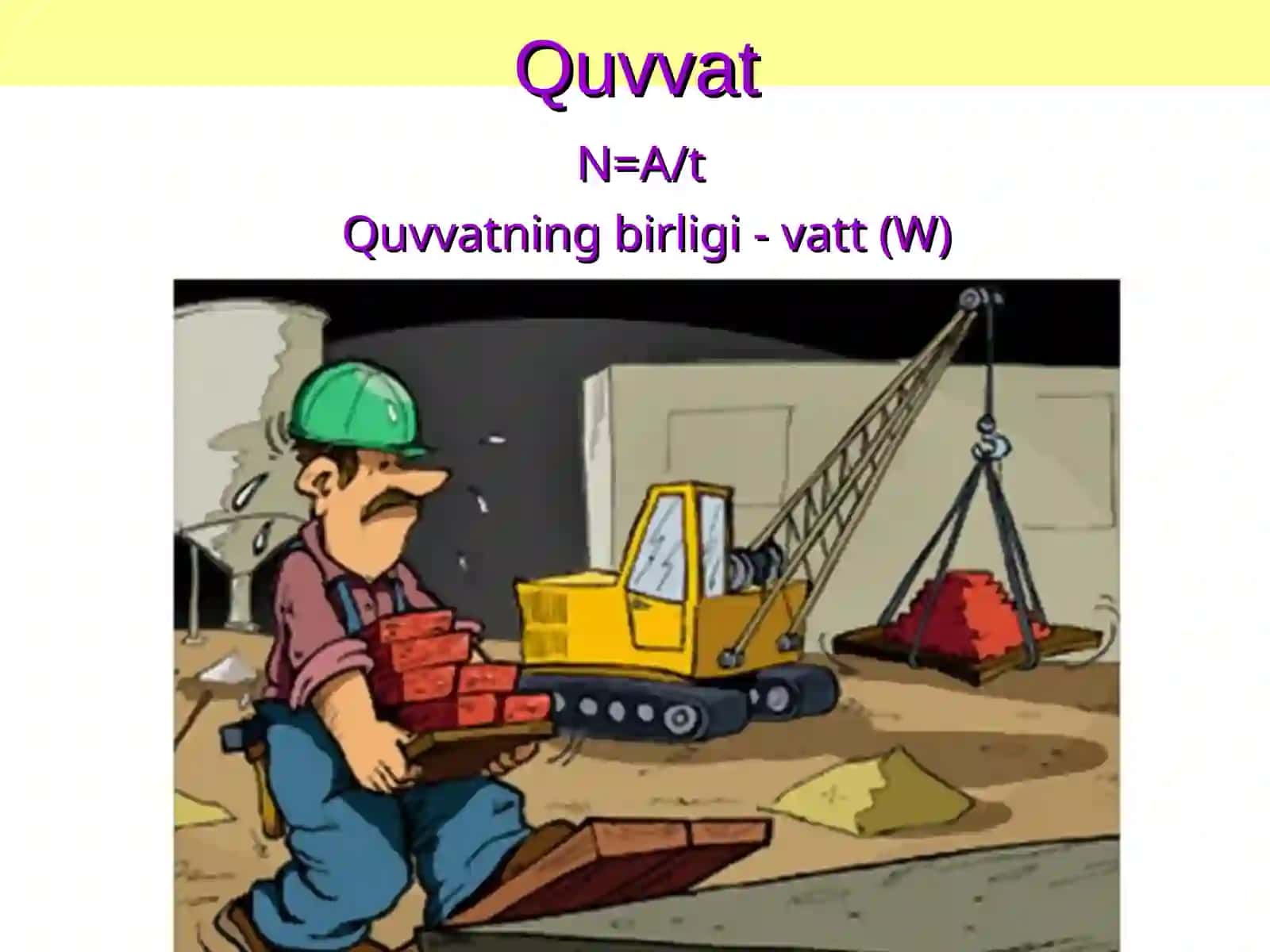 Mexanik ish va quvvat 3