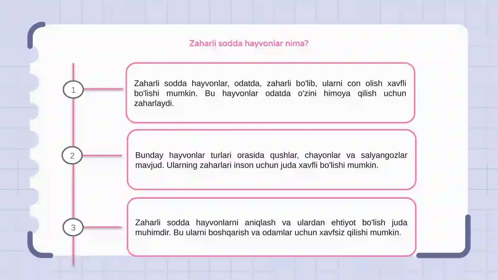 Zaharli sodda hayvonlar 3