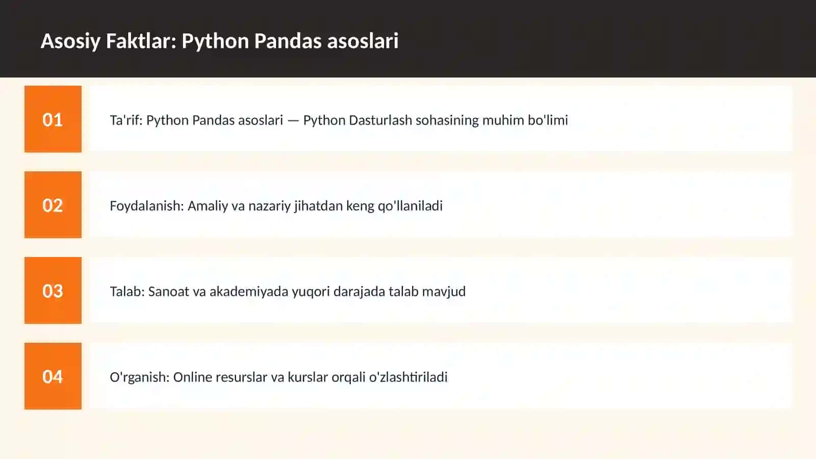 Python Pandas asoslari 3