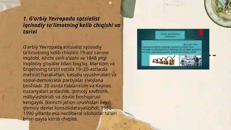 G'arbiy Yevropada sotsialist iqtisodiy ta'limotlar 3