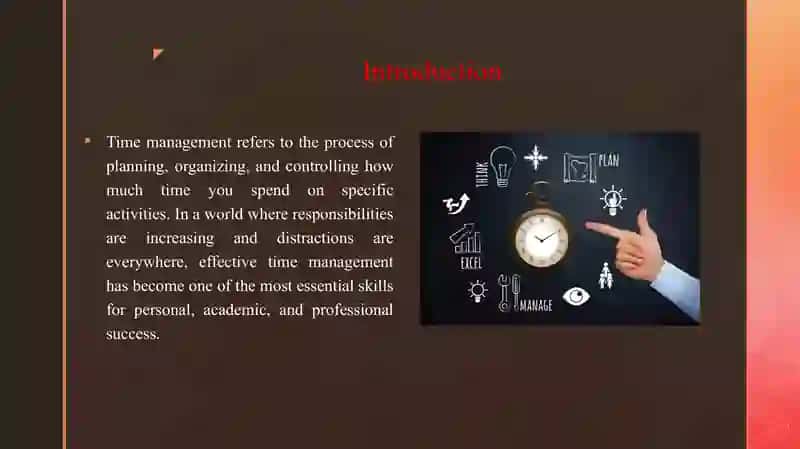 THE IMPORTANCE OF TIME MANAGEMENT 3