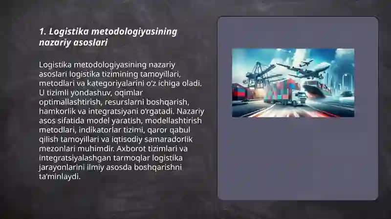 Logistika metodologiyasi 3