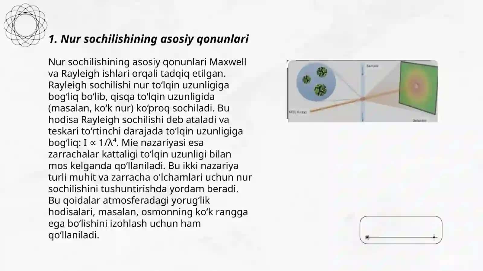 X nurlarning kirishi sochilishi va yutilishi 3