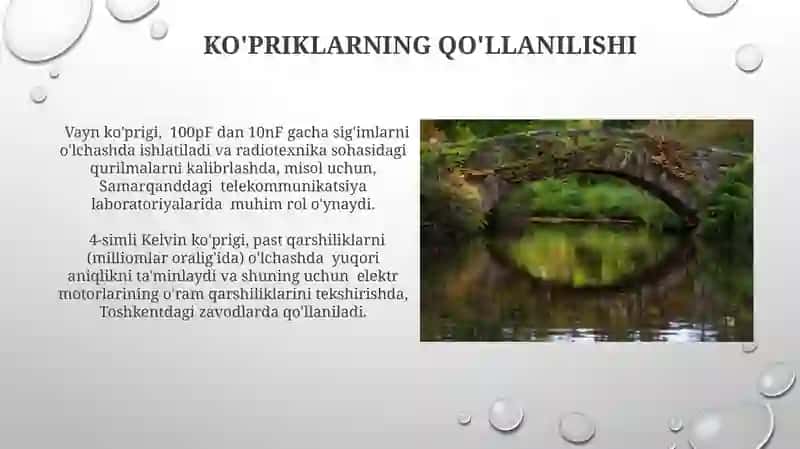 Potensiometrlarni qiyoslash. Ko'priklarni qiyoslash 3