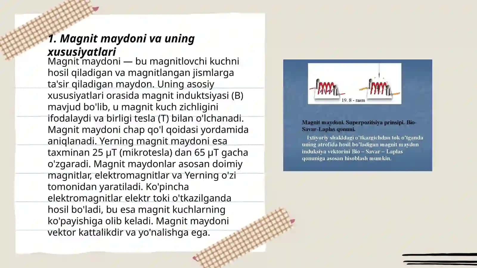 Magnit maydoni induksiyasi 3
