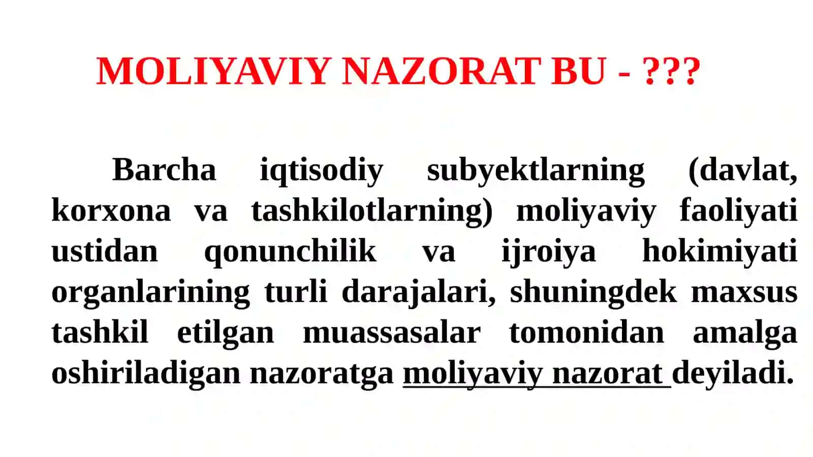Moliyaviy nazoratning huquqiy asoslari 3