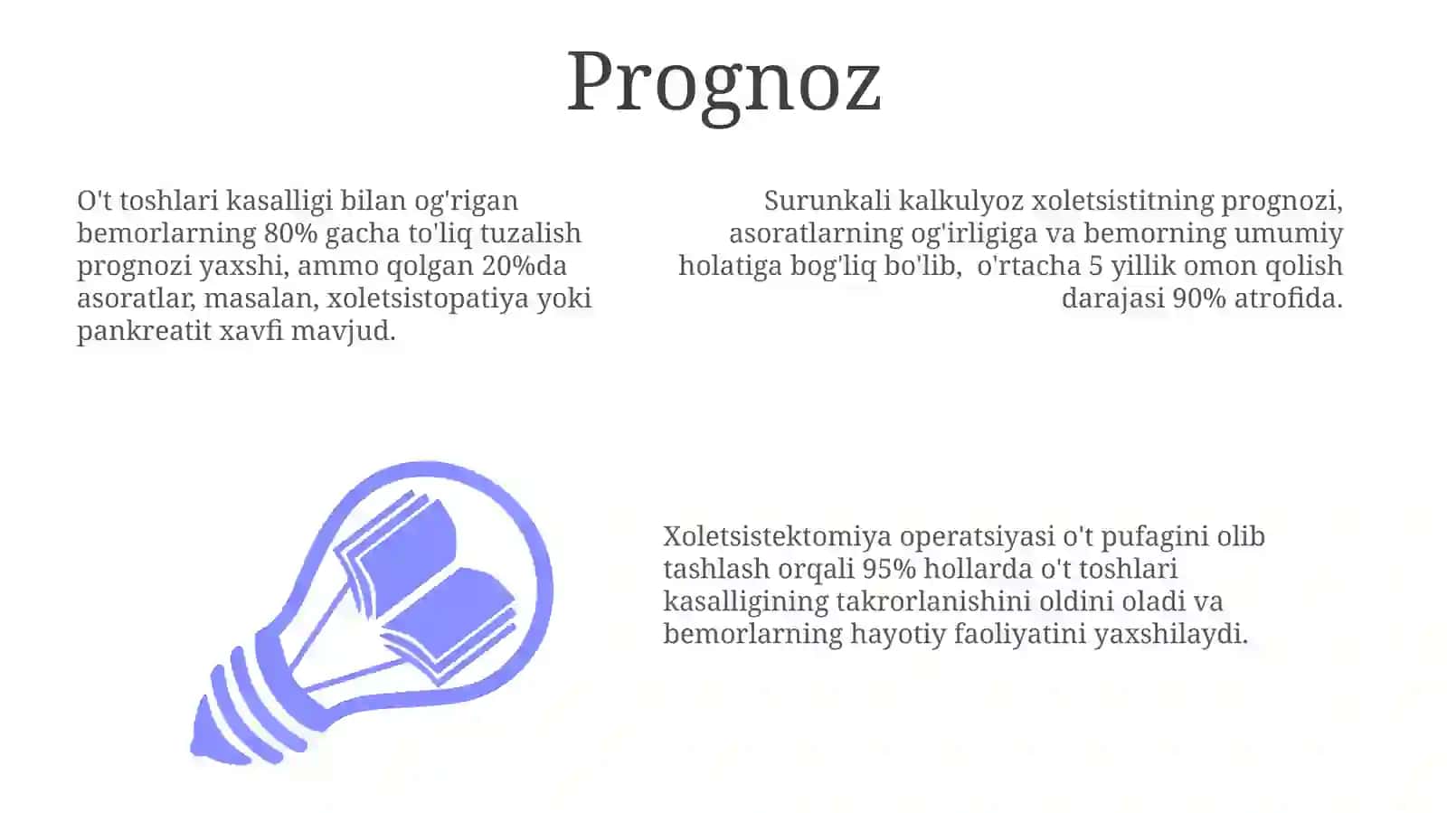 Surunkali kalkulyoz xoletsistitning patogenezi va klinik manzarasi 3
