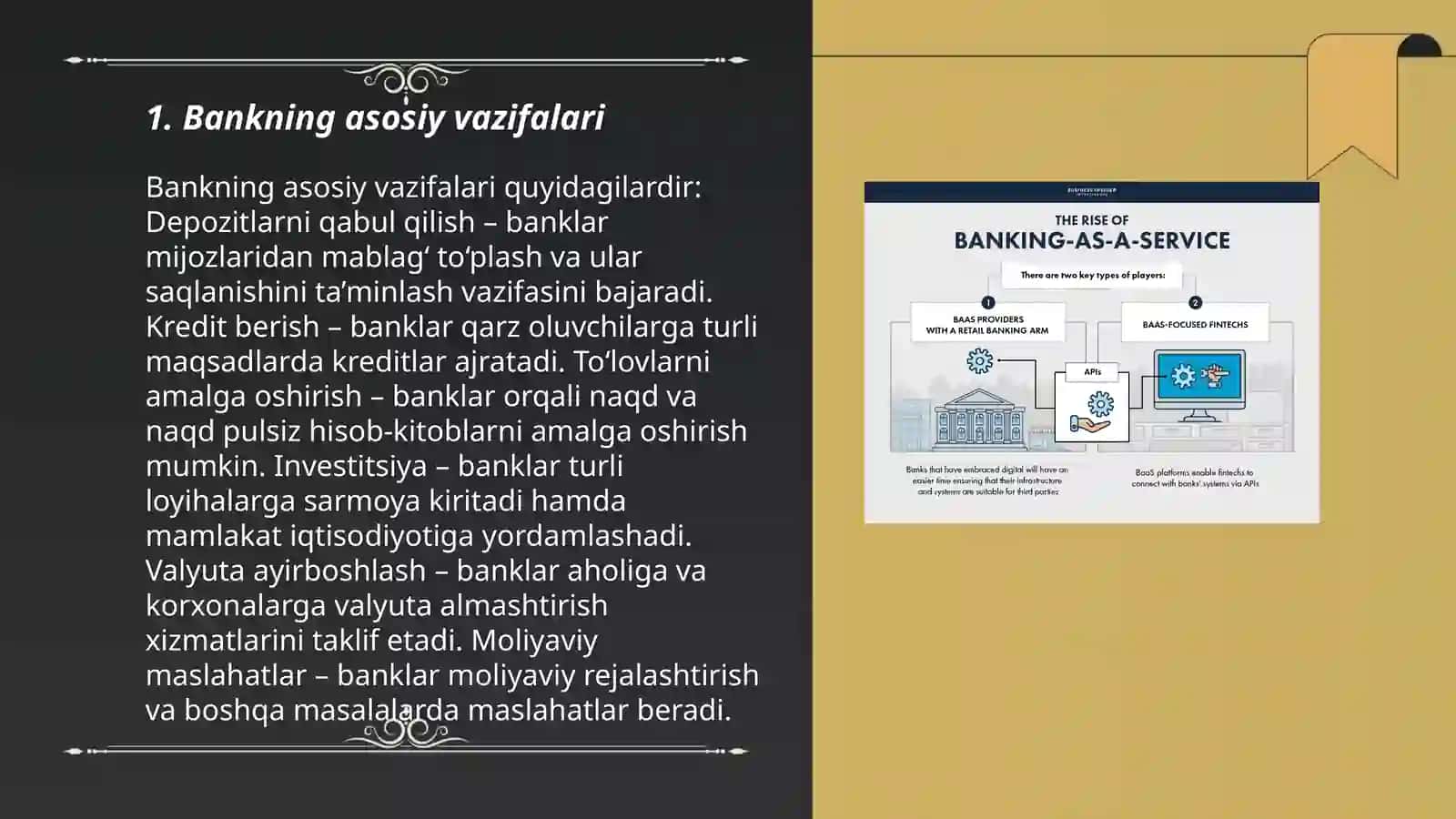 Bank va bank faoliyati tushunchasi 3