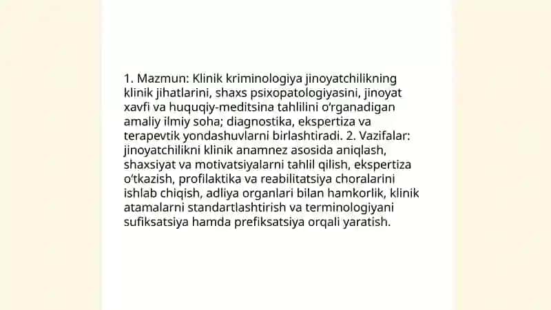 Klinik crminologiyaga kirish 3