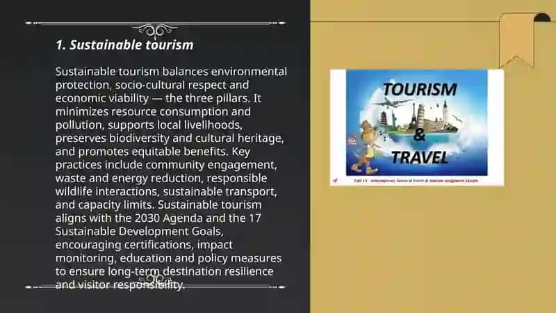 Sustainable tourism 3