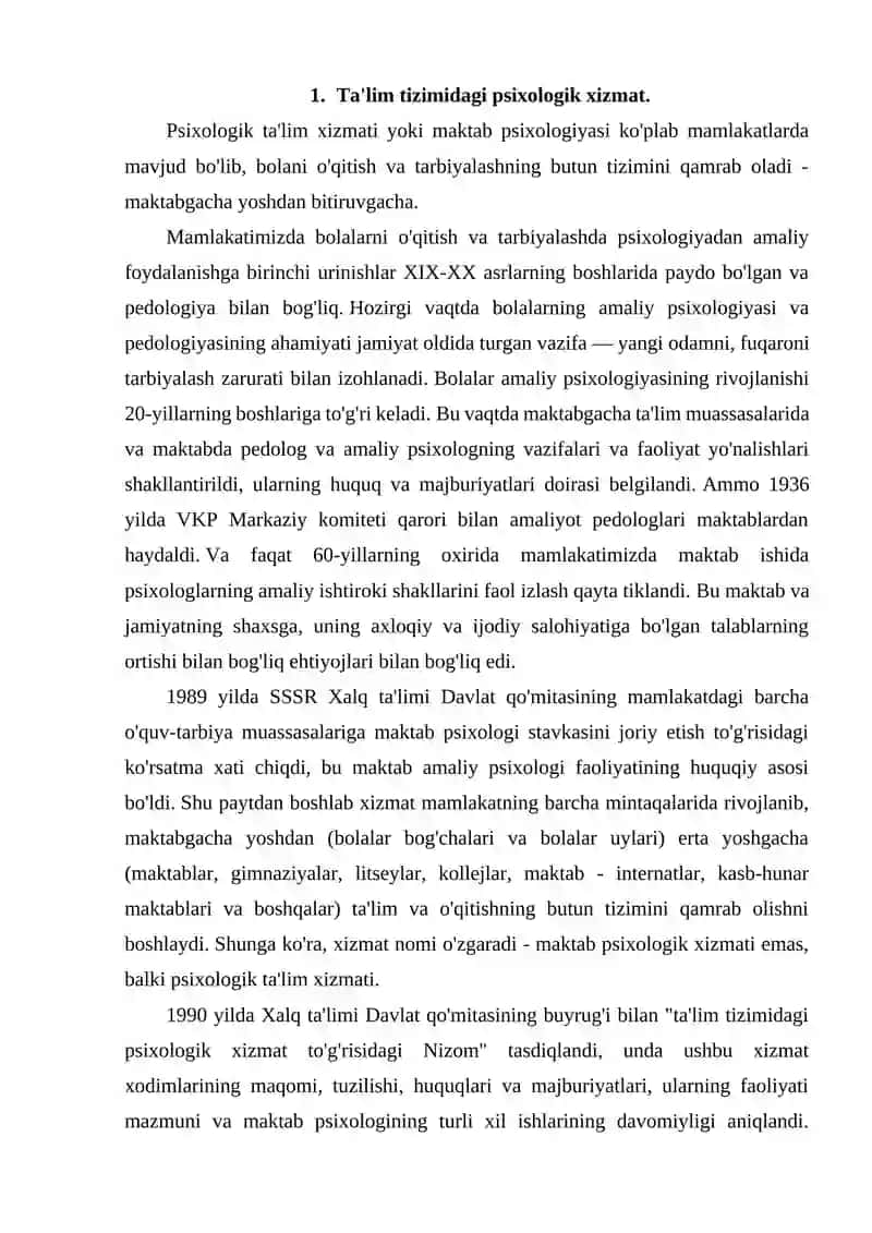 PSIXOLOGIK XIZMATNING TURLARI VA ULARNING AHAMIYATI 3
