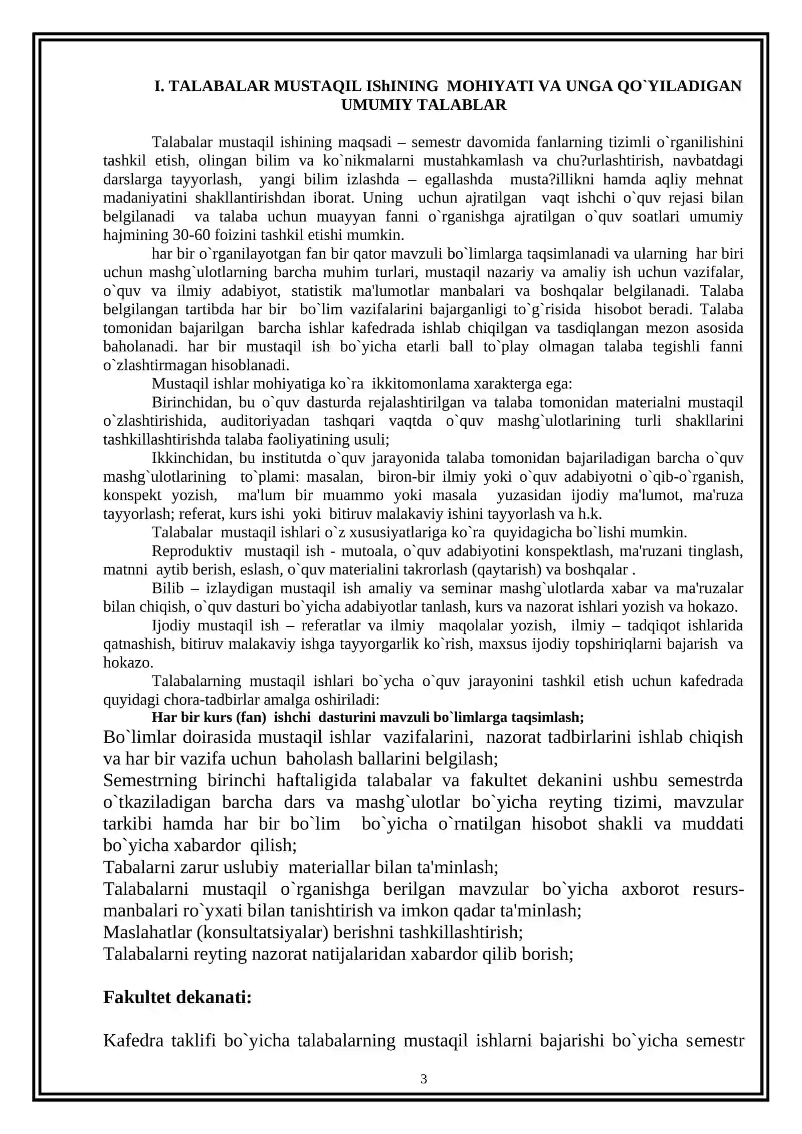 TALABALAR MUSTAQIL ISHINI TASHKIL ETISH 3