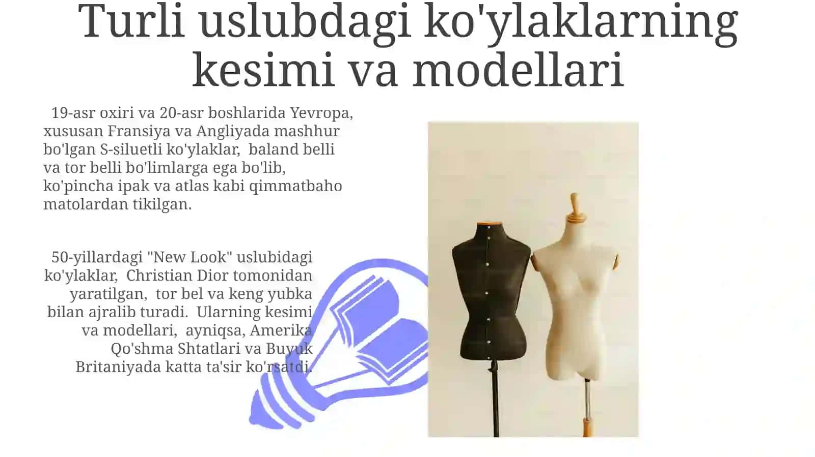 Tikuv Texnologiyalari va Uslublari 3