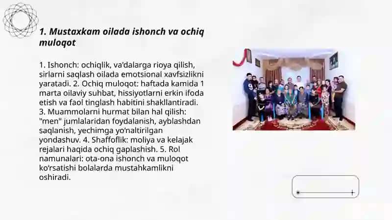 Mustaxkam oila haqida 3