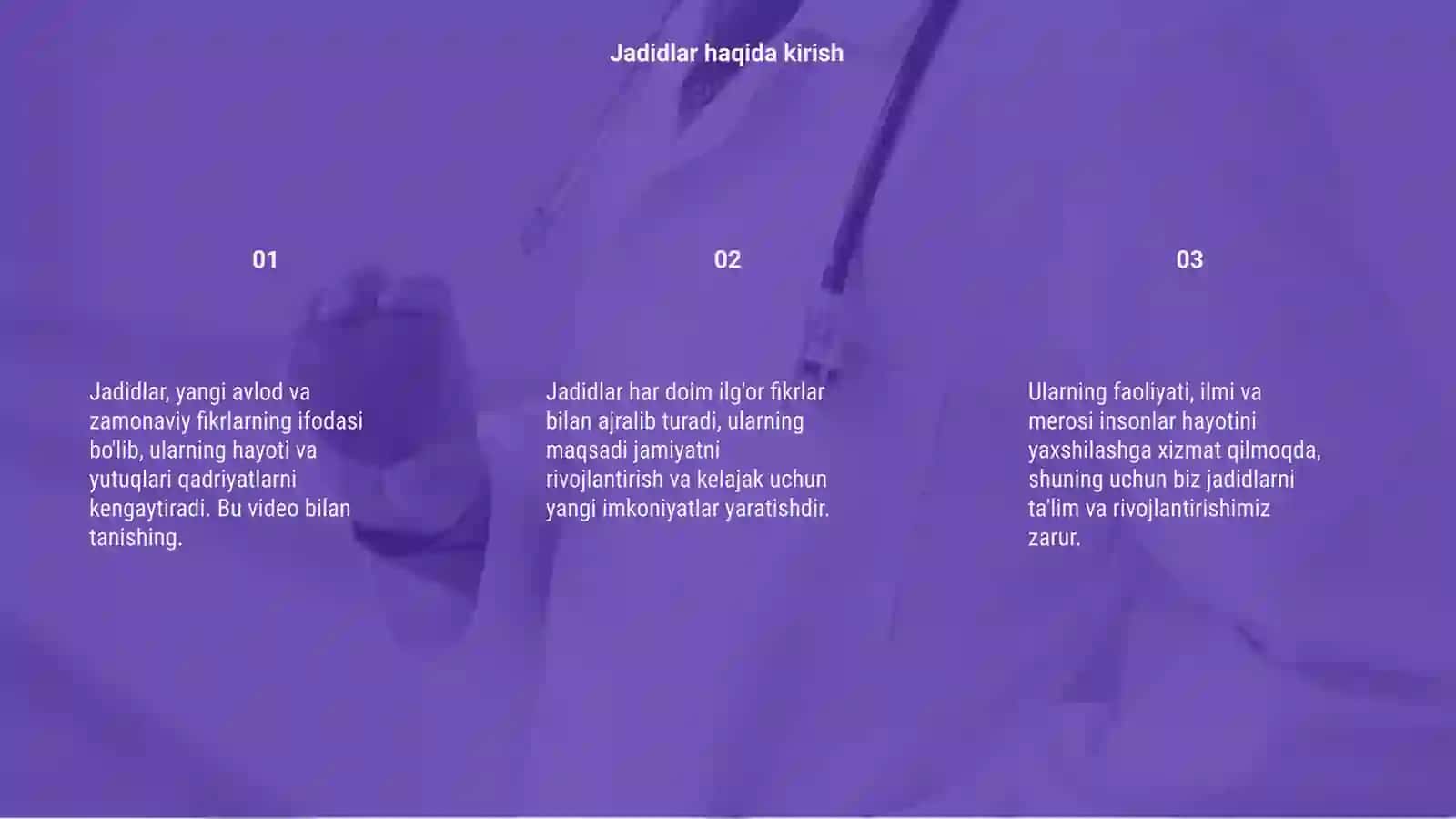 Jadidlar haqida bitta video rolik 3
