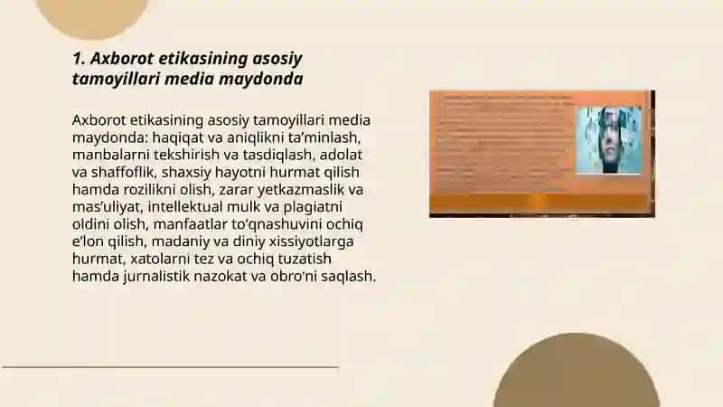 Media maydonda axborot tarqatish madaniyati 3