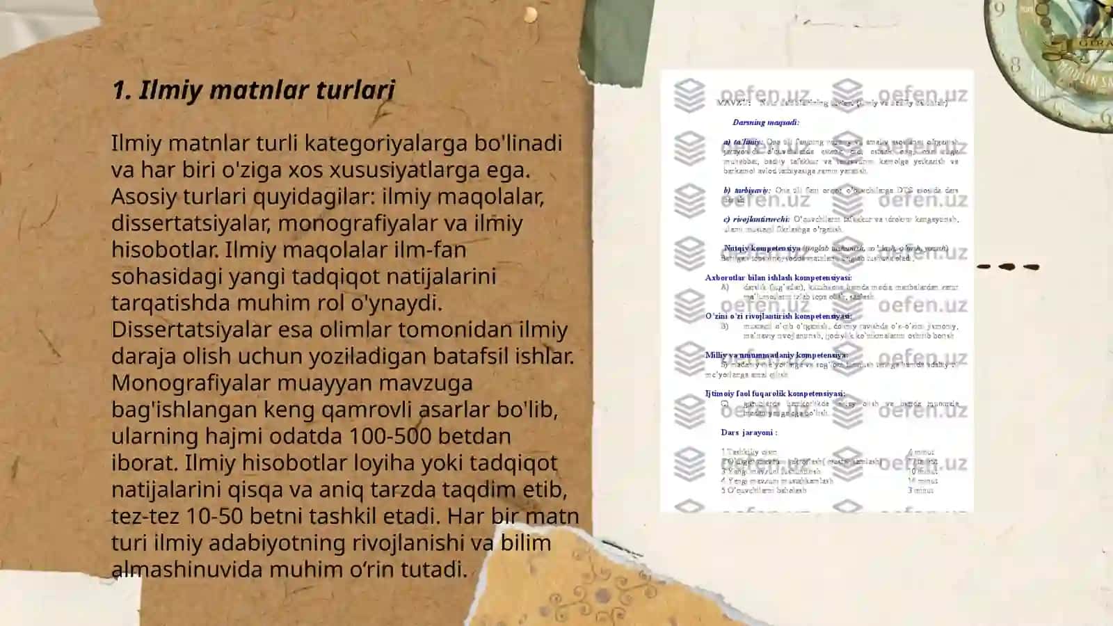 Ilmiy uslub janrlari 3
